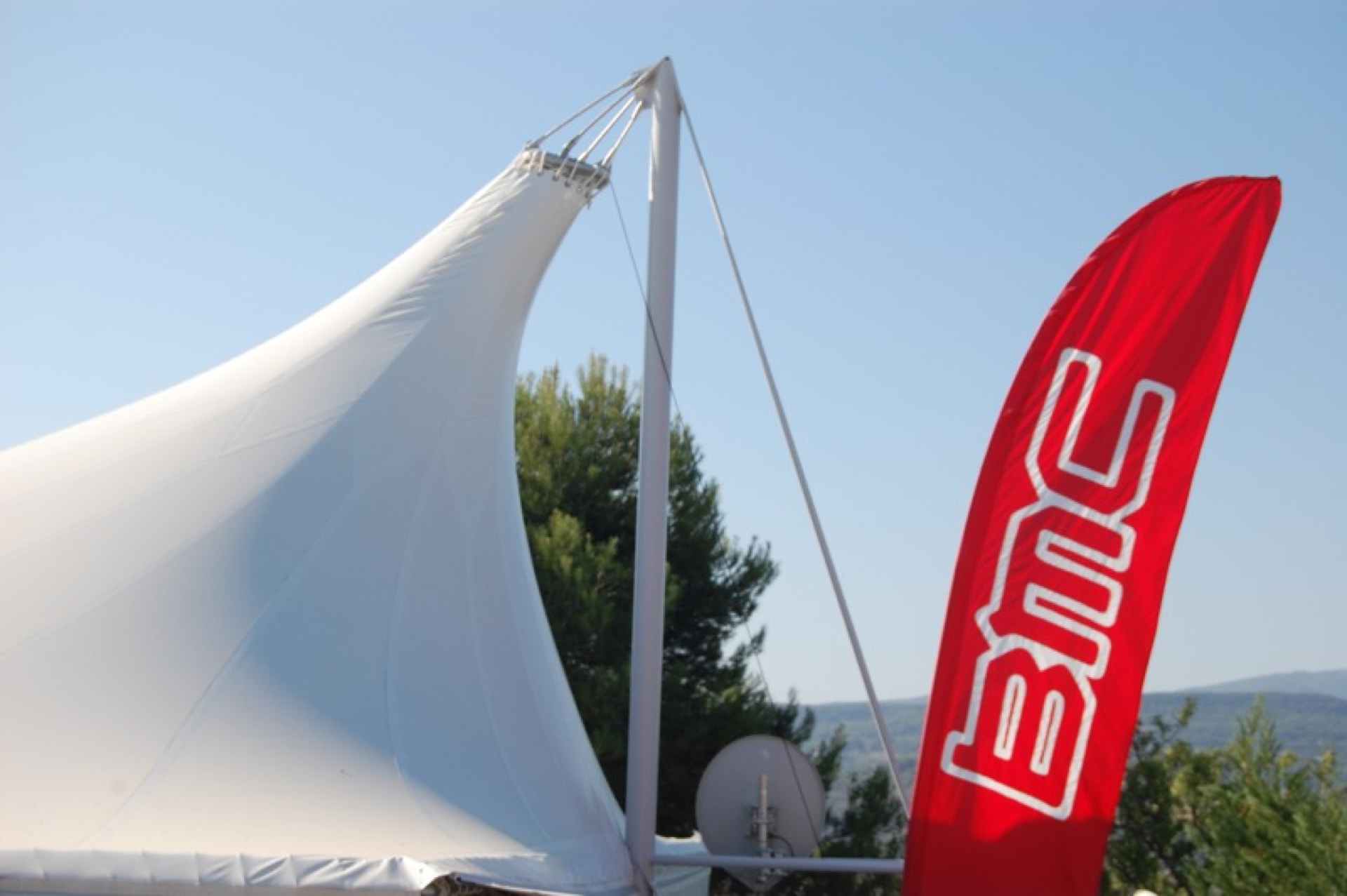 Surface ombragée: 200m2, Textile: STAM 6002, Lieu: Vaucluse