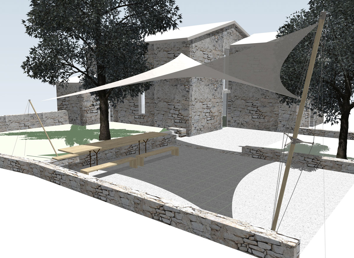 Surface ombragée: 20m2, Lieu: Vaucluse