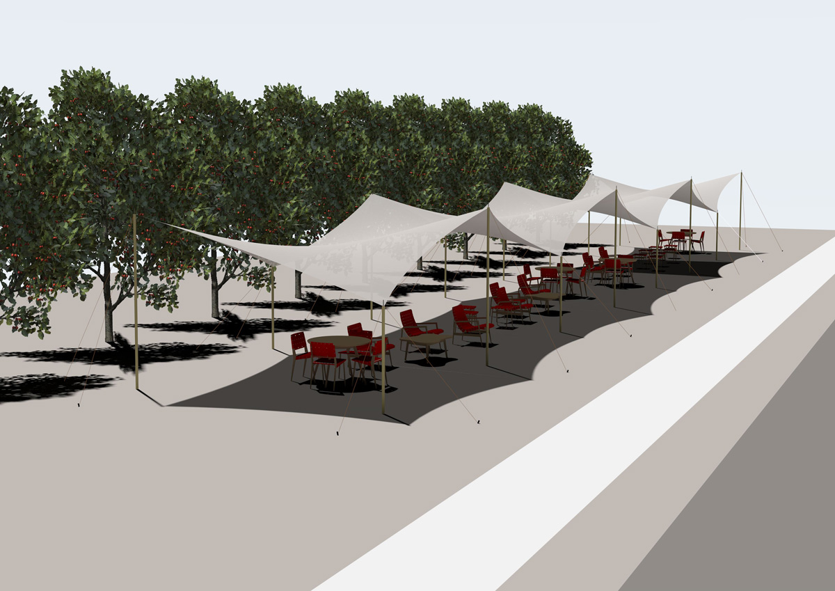 Surface ombragée: 90m2, Lieu: France