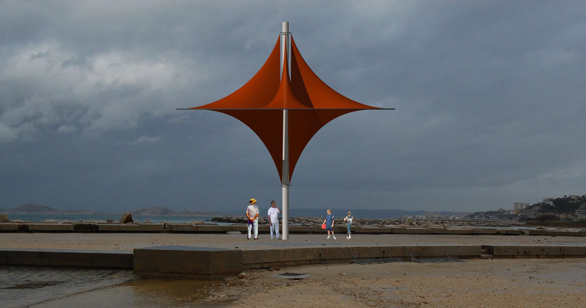 Surface ombragée: 79m2, Lieu: France