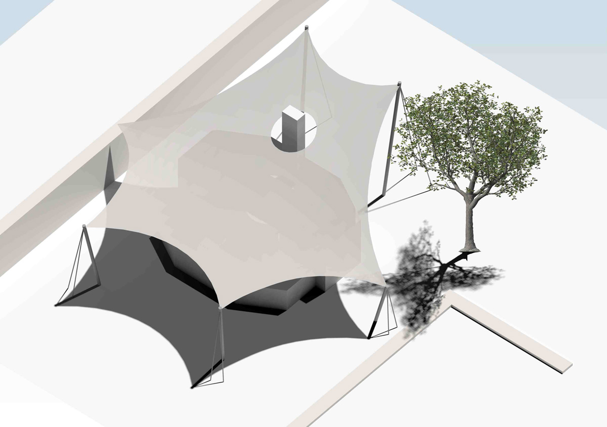 Surface ombragée: 325m2, Lieu: Vaucluse