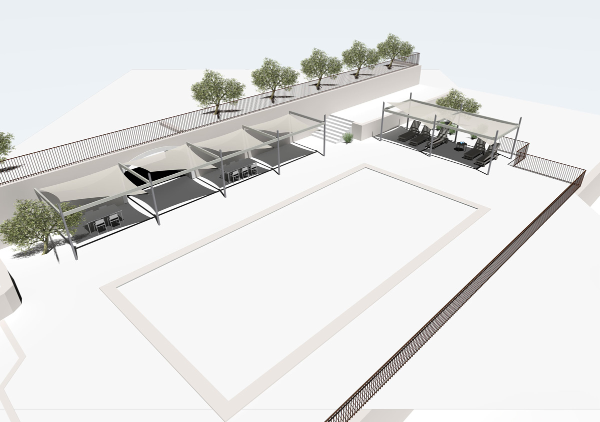Surface ombragée: 43m2, Lieu: Vaucluse
