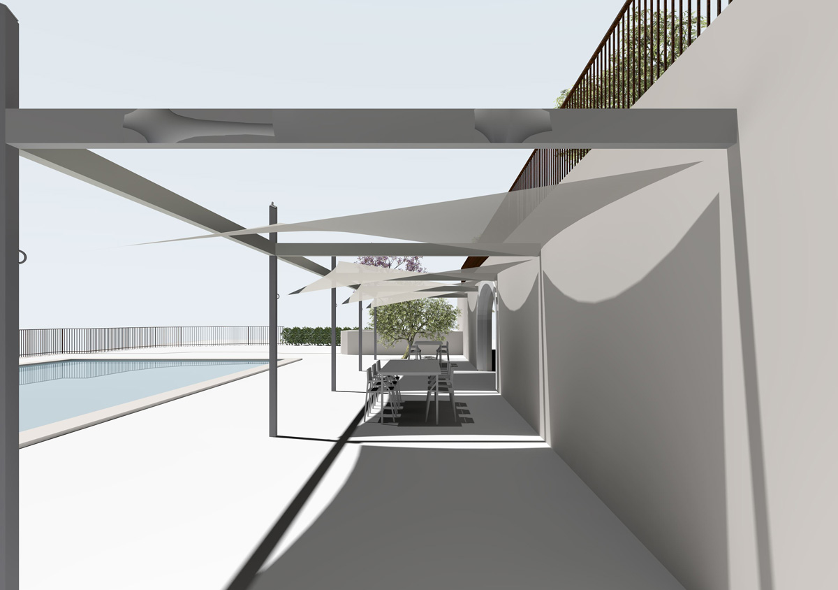 Surface ombragée: 43m2, Lieu: Vaucluse