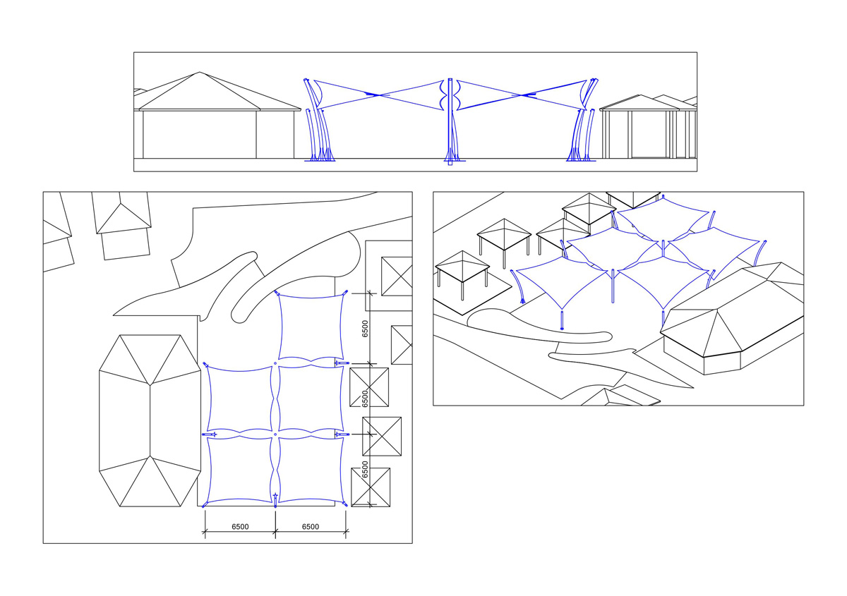 Surface ombragée: 165m2, Lieu: Var