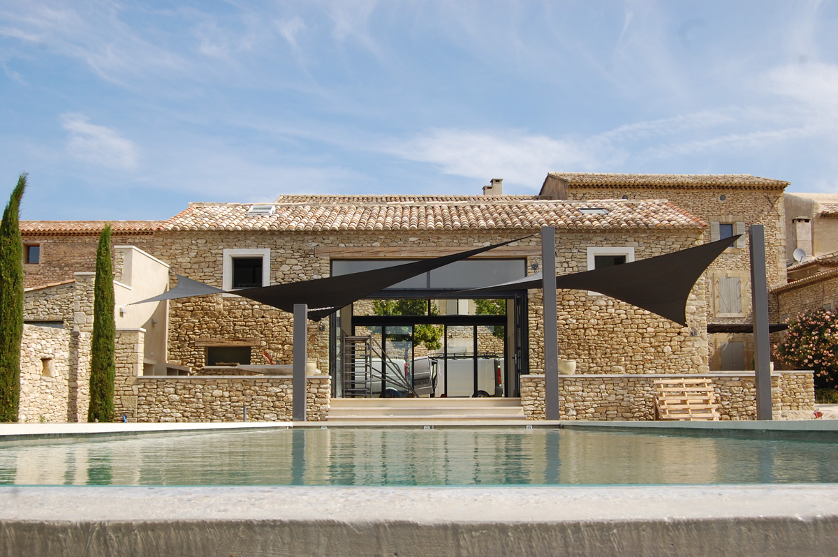 Surface ombragée: 57m2, Textile: HDPE, Lieu: France