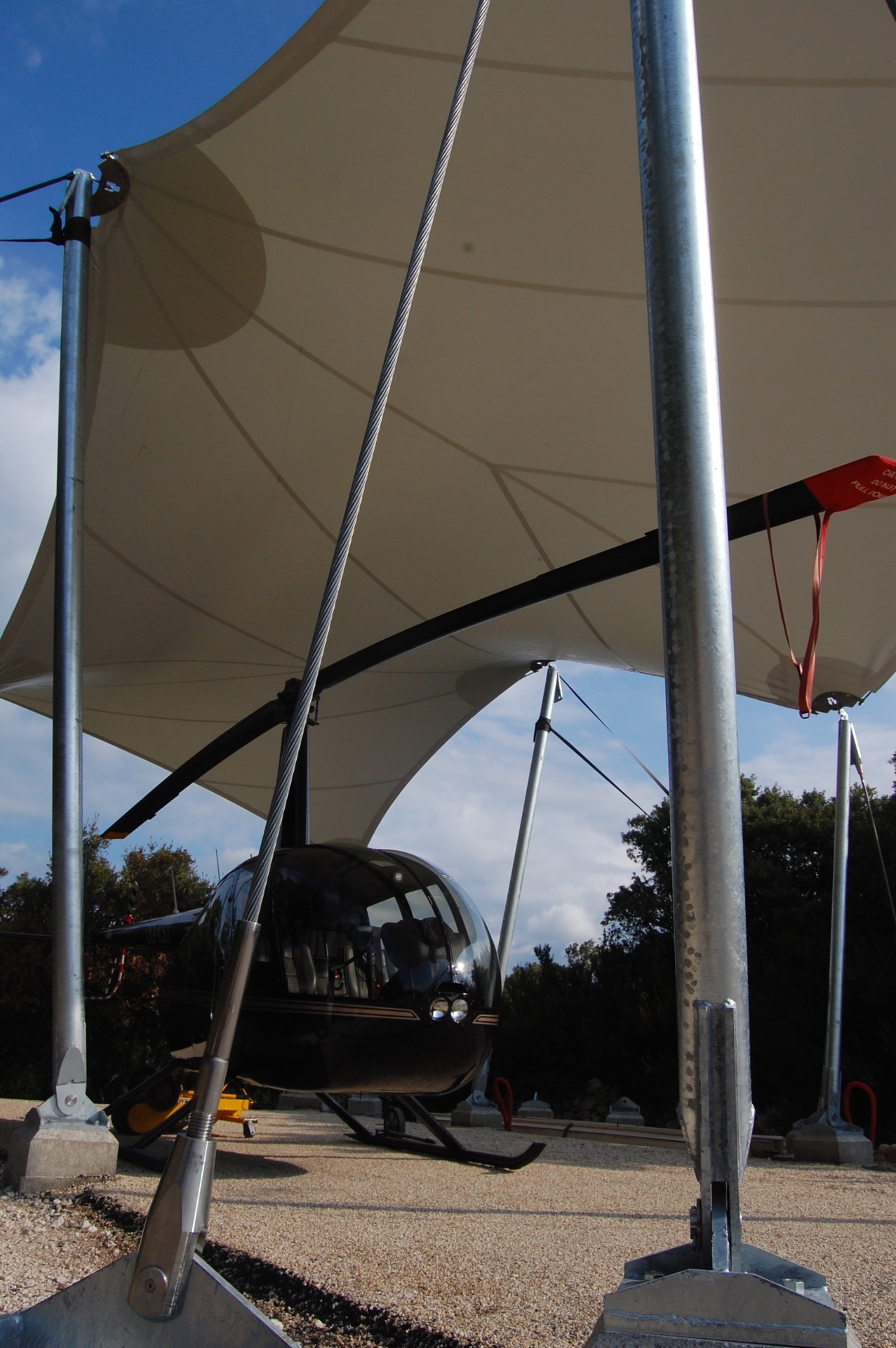 Surface ombragée: 120m2, Textile: STAM 6002, Lieu: Vaucluse
